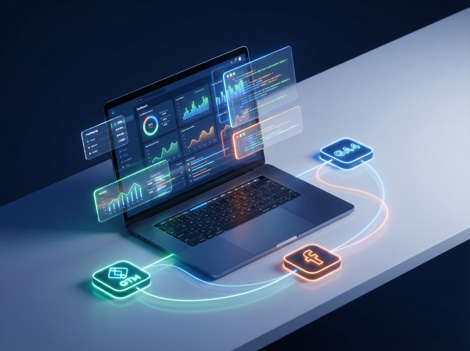 Google Tag Manager, Facebook Pixel and Google Analytics